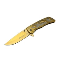 Sibirya Geyikli Çakı Gold Marka:Sibirya Ürün Kodu: S-2068A 21 CM