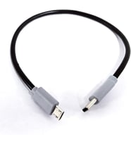 Type-C to Mikro USB Kablosu, USB Tip C - Mikro B OTG Kablosu Erkek - Erkek Şarj Kablo, 25 Santimetre Kablo (ZR796-25cm Kablo)