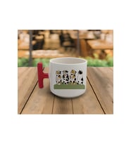 Latte & Espresso El Yapımı Haylaz Sevimli Yavru Kediler Baskılı T Kulp Kupa 200 Ml