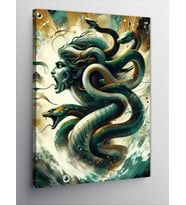 Kanvas Tablo Medusa Ve Yılanlar