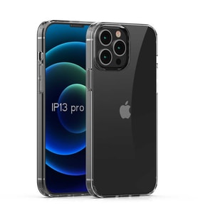 Apple iPhone 13 Pro Max Kılıf Zore Coss Şeffaf Sert Silikon Kılıf (Renksiz)
