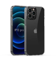 Apple iPhone 13 Pro Max Kılıf Zore Coss Şeffaf Sert Silikon Kılıf (Renksiz)