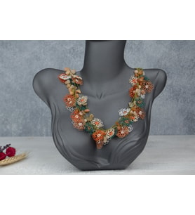 HANDMADE OYALI DOĞAL TAŞ KOLYE