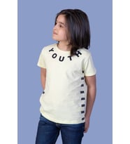 Toontoy  Erkek Çocuk Youth Baskılı Tişört (Sarı)