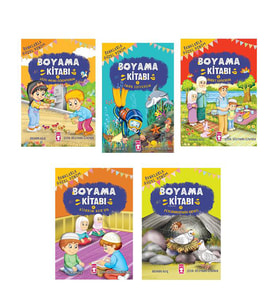 Renklerle Güzel Dinim Boyama Kitabı Set 5 Kitap