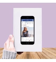 Fotoğraf Baskılı Facebook Temalı Deri Kaplı Defter-029