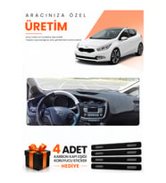 KİA CEED (2013-2019) Uyumlu Torpido Koruma Örtüsü Oto Kılıfı - Siyah
