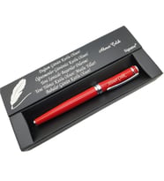 Signator® C566 Lake Kırmızı Krom Roller Kalem  İsme Özel Kalem  Hediyelik Kalem (Karışık)