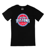 Detroit Pistons Siyah Tişört