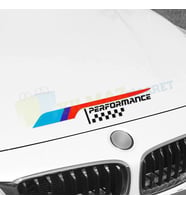 Bmw M Performance Logo Arma Oto Sticker Kaput Yapıştırma Etiket 60 x 10 Cm