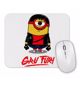 Minion Kung Fury Gru Fury Mouse Pad