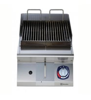 Electrolux Professional Endüstriyel Powergrill-gazlı Set Üstü Hp Barbekü, Pişirme Yüzeyinde Max.350°c Sıcaklık, Çift Taraflı Döküm Izgaralı, Radyan Isıtma, Paslanmaz Brulörlü - 400 Mm E7GRGDGC0P