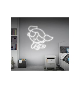 Power Puff Girls Bubbles Figürlü Neon Tabela