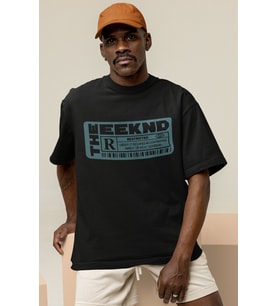 The Weeknd Rapper Baskılı Unisex Oversize Şarkıcı Tişört