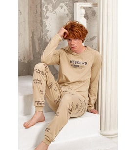 Gd Goldoremi 5326 Erkek Weekend Uzun Kollu Pijama Takımı