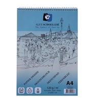 Alex Schoeller Spiralli Eskiz Defteri 120 gr. 40 yp. A4 