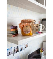 Mumelia Candles Ananas Reçeli - Doğal Soya Cam Kavanoz Tasarım Mum