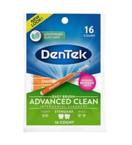 DenTek Easy Brush Gelişmiş Diş Arası Temizleyicileri 16lı