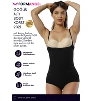 #Korse İz Göstermeyen Lazer Kesim Toparlayıcı Şekillendirici Kaymaz Göğüs Altı Body Korse - 2 Adet