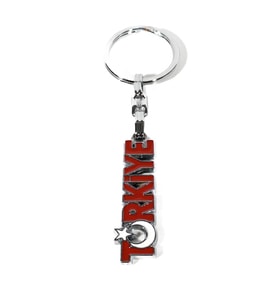 TÜRKİYE Yazılı Metal Anahtarlık