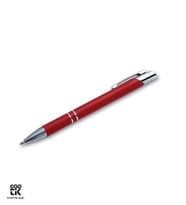 Kişiye Özel Kırmızı ve Gümüş Renk Metal Tükenmez Kalem GDTK-904102