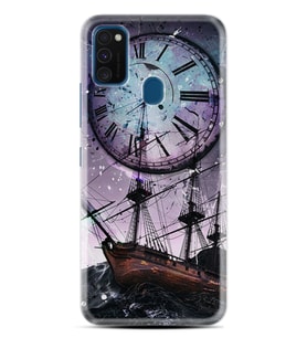 Samsung M21 M22 M23 M30 M31S M32 Kılıf Desenli Silikon Time 1749