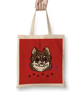 Funny Dog Lover Gift For WomenMen Bez Çanta Uzun Saplı