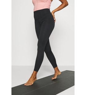 Nike Yoga Women's High Rise Leggings Yüksek Belli 7/8 Boy Toparlayıcı Tayt (Siyah)