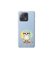 Xiaomi Mi 13 ile Uyumlu Splash Mirket Tasarımlı Şeffaf Silikon Kılıf