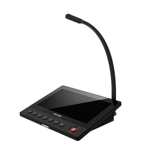 HIKVISION DS-QAZ1MP7G1 7" IP Çağrı Mikrofonu - Dokunmatik IPS - Gooseneck Mikrofon - Anons İstasyonu