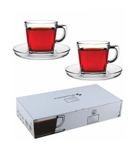 Paşabahçe 95307 Carre Çay Fincanı 6'lı