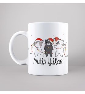 Wee Bears & Yılbaşı & Mutlu Yıllar Tasarımlı Kupa