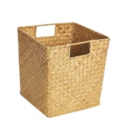 Bambu Hasır Derin Kare Düzenleyici/sepet/organizer 29cm 1 Adet