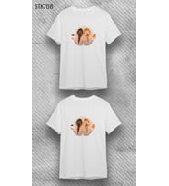 KIZ KARDEŞLER OMUZ OMUZA (tek adet fiyatıdr) (B.Beyaz)