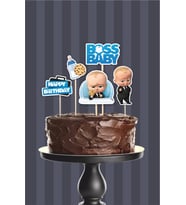 Patron Bebek Boss Baby Teması Pasta Süsü Seti