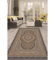 Dijital Kaymaz Taban Yıkanabilir Modern Renkli Salon Halısı Mutfak Halısı Yolluk ND-HT-104 (Çok Renkli)