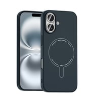 iPhone 17 Kılıf M-Safe Şarj Özellikli Kamera Korumalı Elio Sert PC Kılıf