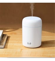BELKIS Hava Oda Araç Nemlendirici Buhar Makinesi Sessiz Taşınabilir IŞIKLI USB Uyumlu Ortam Araç için Nem Desteği 220 ML (SADECE BEYAZ) (Parlak Beyaz)