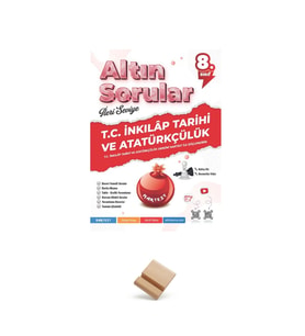 Nartest LGS 8. Sınıf Altın Sorular İnkılap Tarihi Soru Bankası + Telefon Standı