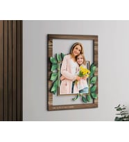 BK Gift Kişiye Özel Anneler Günü Fotoğraflı 3D Ahşap Tablo, Anneye Hediye, Anneler Günü Hediyesi-3