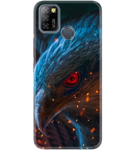 Infinix Smart 5 Kılıf Silikon Desen Şahin 1756
