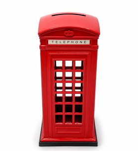 Metal Telefon Kulübesi Kumbara Alk5391