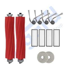 ROBOROCK Q REVO L UYUMLU 2 Ana Fırça 4 Yan Fırça 4 Filtre 2 Mop
