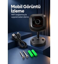 Mey İthalat® Mobil Uygulama Destekli WiFi Güvenlik Kamerası