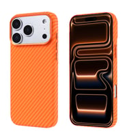 iPhone 17 Pro Kılıf Ultra İnce Karbon Tasarımlı ve Magsafeli Cabix Premium Kapak