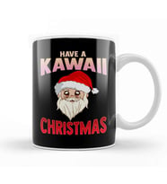 Have a Kawaii Christmas Funny Anime Santa Claus Kupa Bardak Porselen