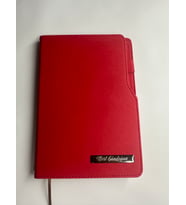 İsme veya Kişiye Özel Kırmızı Ajanda Defter