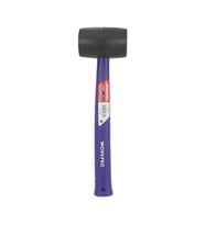 WORKPRO WP241041 57mm 450Gr PVC PP Saplı Siyah Kauçuk Tokmak