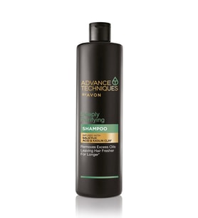 Avon Depply Purifying Yağlı Saçlar için Arındırıcı Şampuan 400 Ml.