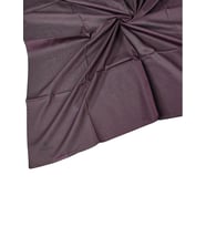 Valino Organik Pamuk Düz Renk Eşarp 100x100 cm - Doğal ve Nefes Alabilen Kumaş (Koyu Mürdüm)